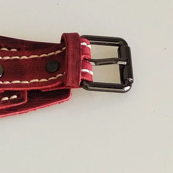 ✨✨BRAND NEW Punk Style Vintage Handmade Leather Watch - Picture 6 of 9